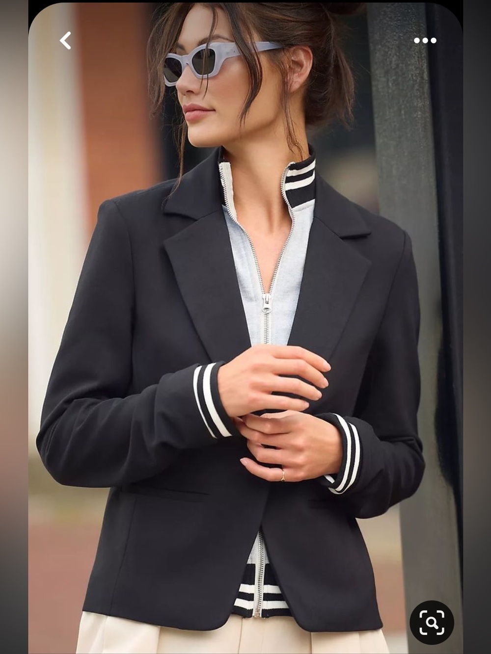 Anthropologie Sporty Dickie Twofer Blazer (size M)